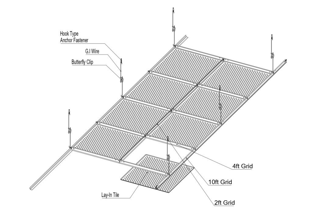 Lay In Grid Ceiling | Metal Edge Solutions