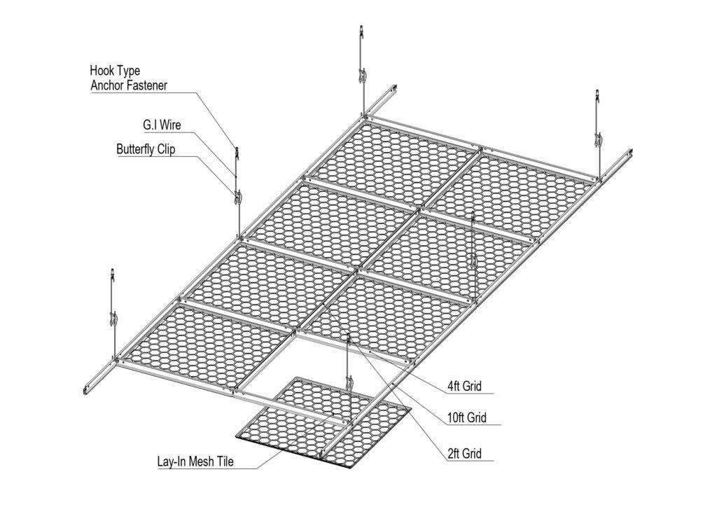 Lay In Grid Ceiling | Metal Edge Solutions